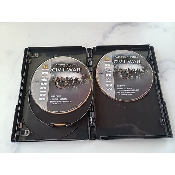 History Classics: Famous Figures of the Civil War (DVD, 2010, 5-Disc Set) - Picture 4 of 10
